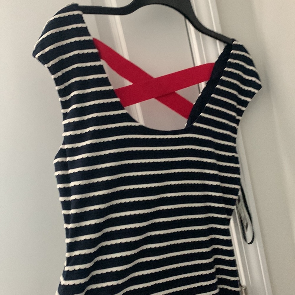 Guess Navy White and Red Dress - Picture 6 of 12